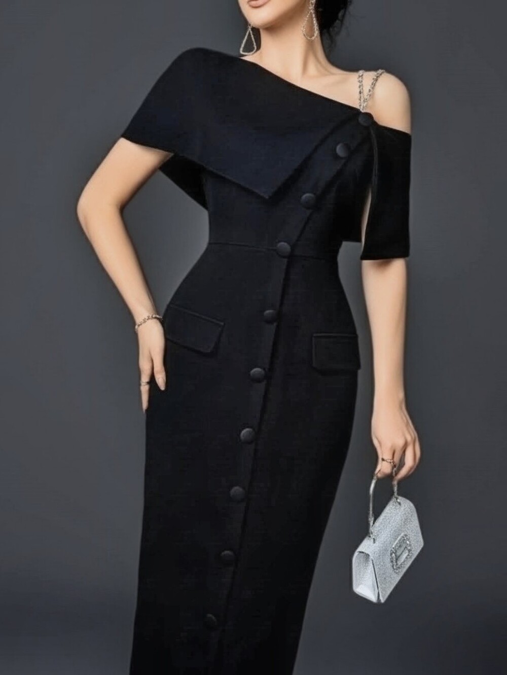 🍂 The La Femme En Noir Wiggle Dress